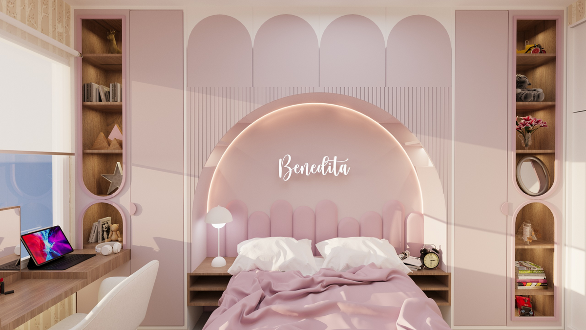 Quarto para menina de 7 anos