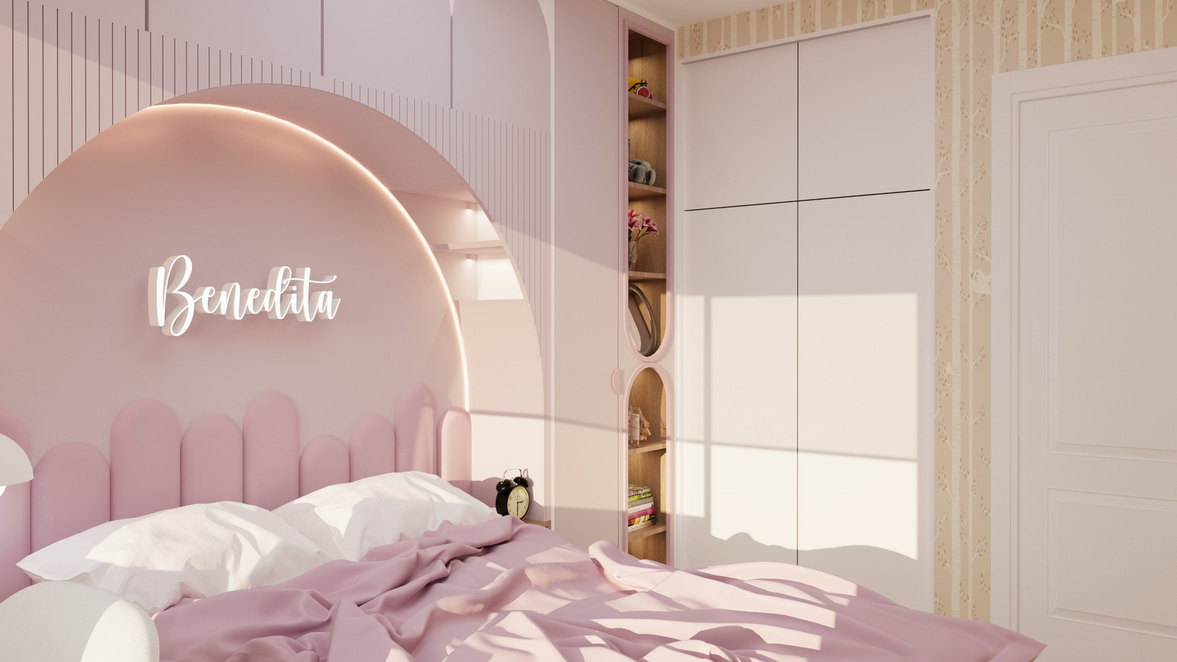 Quarto para menina de 7 anos